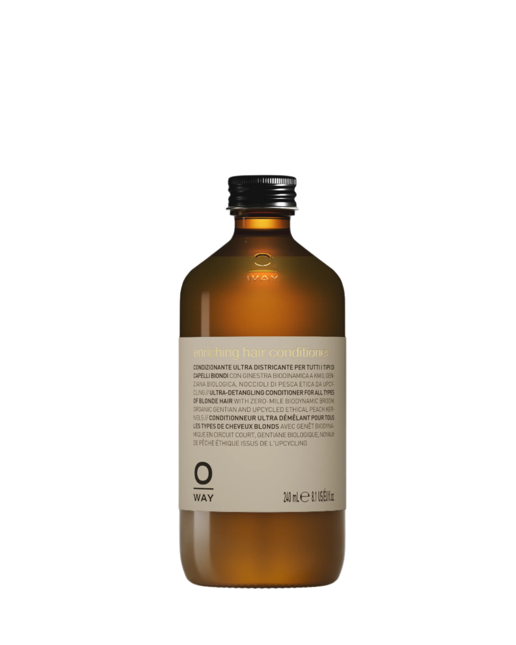 O-Way Hair Care enriching hair conditioner balsamo capelli biondi