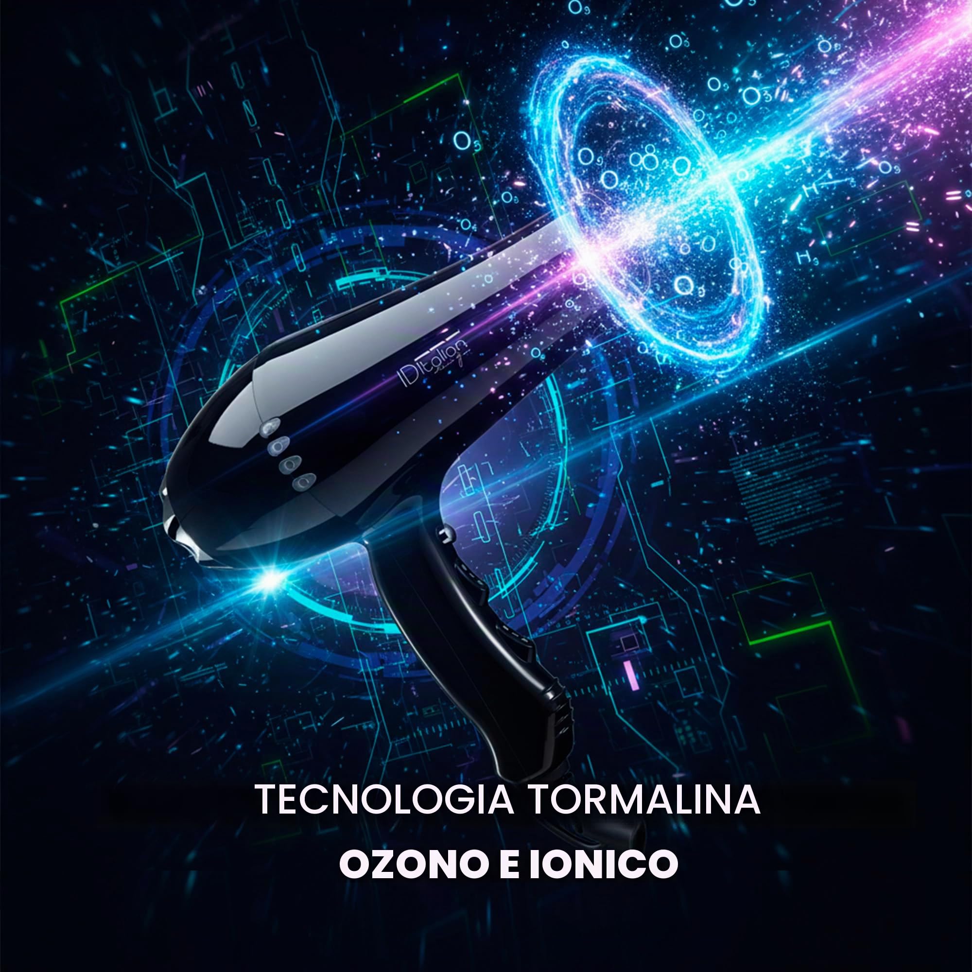 Postquam Elite Protect phon capelli ionico 2200W ozono