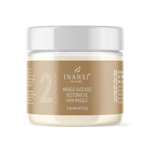 Inahsi Mango Avocado Restorative Hair Masque maschera 2oz mango