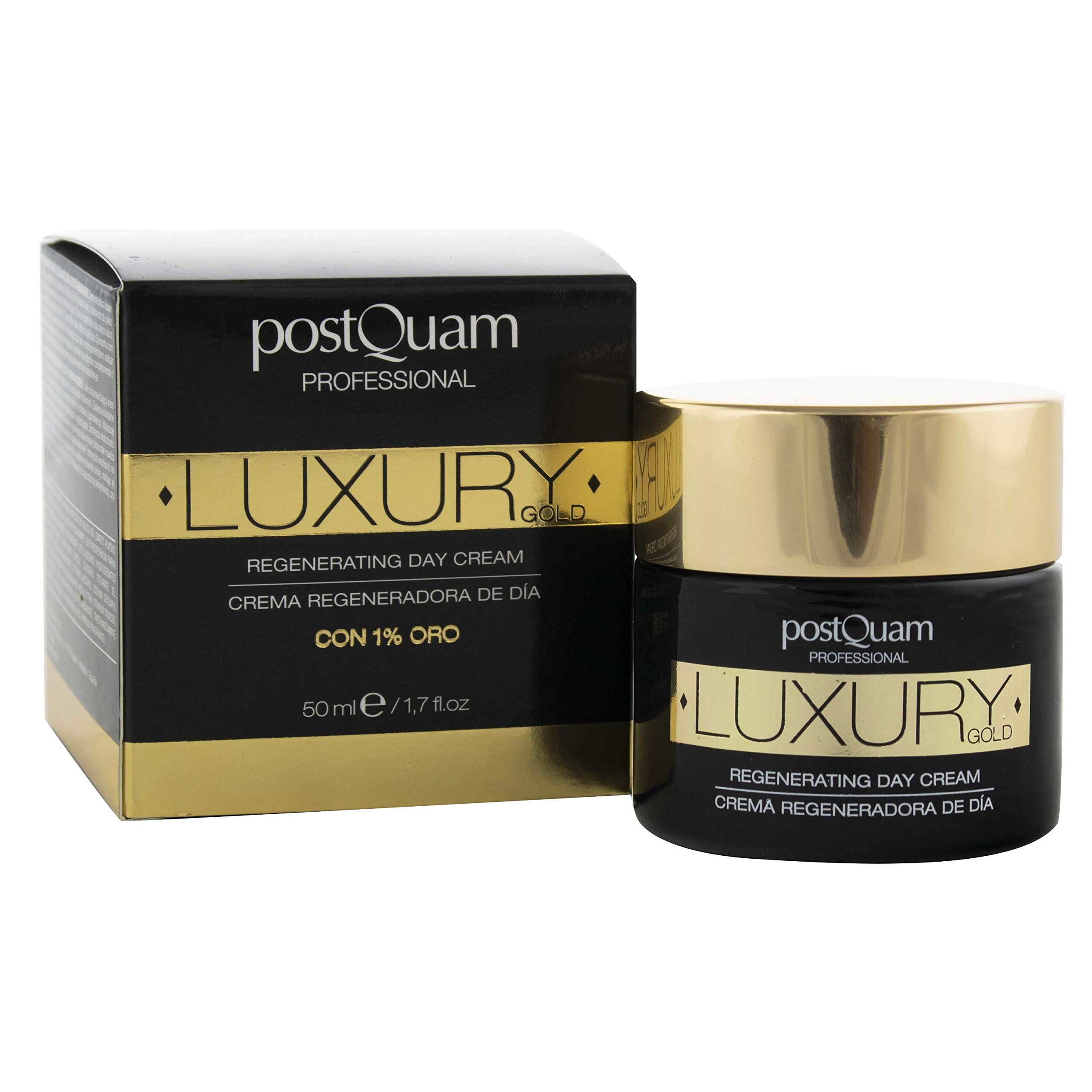 Postquam Luxury Gold kit viso antirughe 3 pezzi acido ialuronico