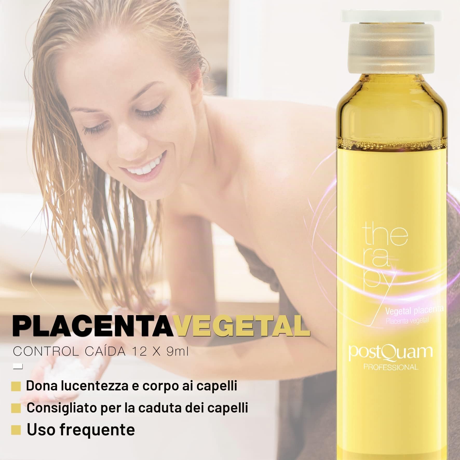 Postquam Tratamento Kit Anticaduta Fiale Placenta + Shampoo 500 ml
