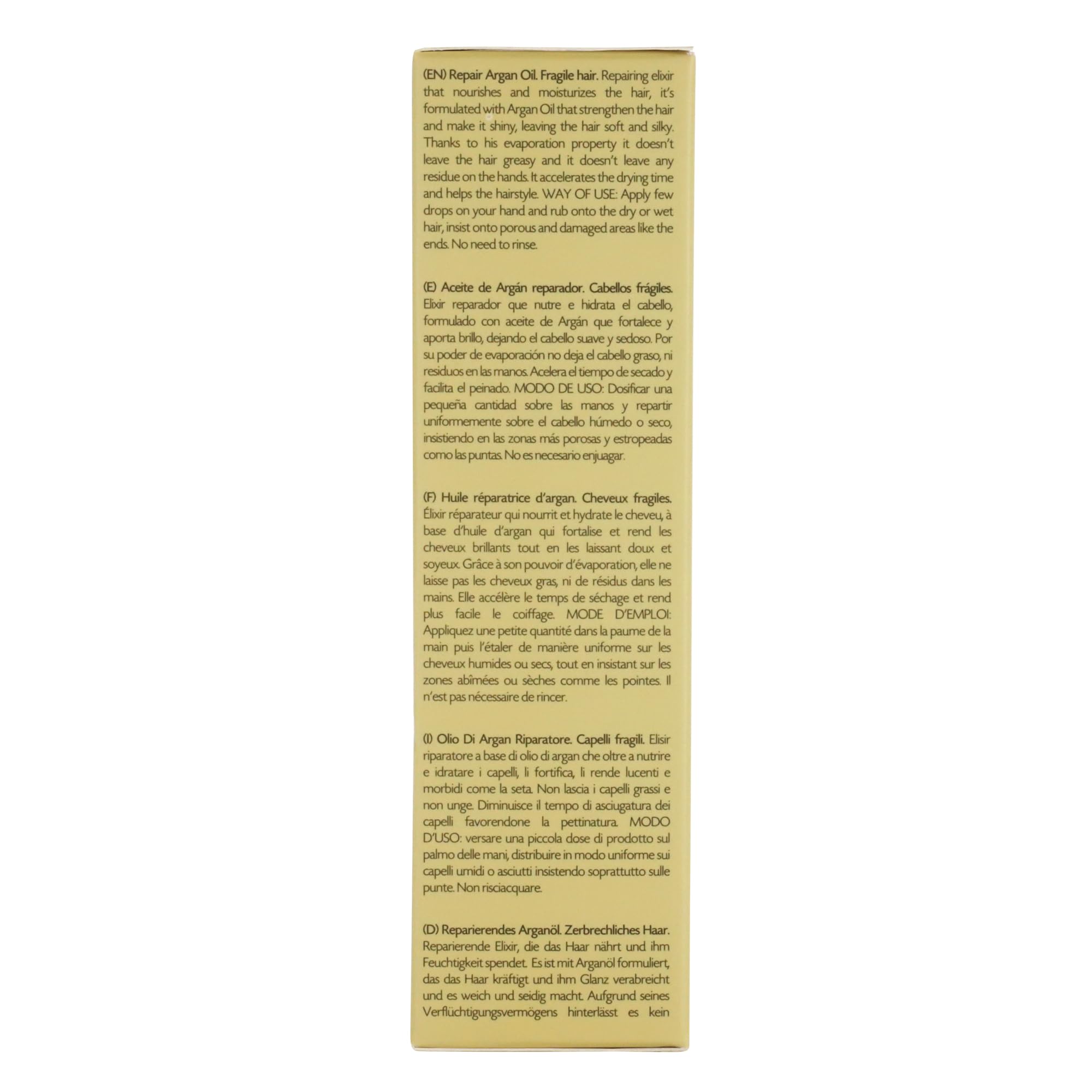 Postquam Argan Olio Capelli Sublime 100ml Fragili