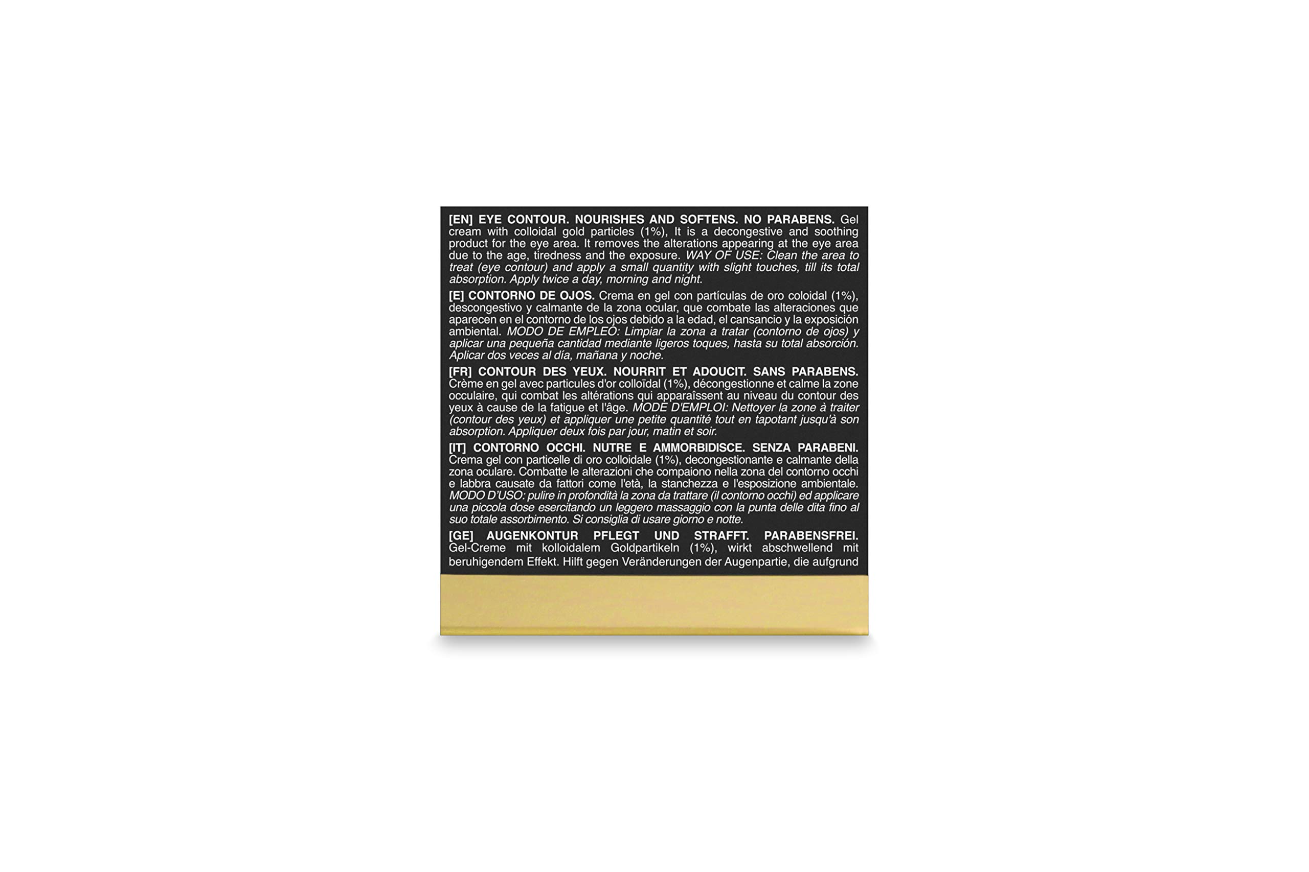 Postquam Luxury Gold crema contorno occhi acido ialuronico