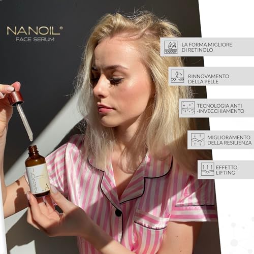 Nanoil Retinol Siero Viso 50 ml Levigante Vitamina A
