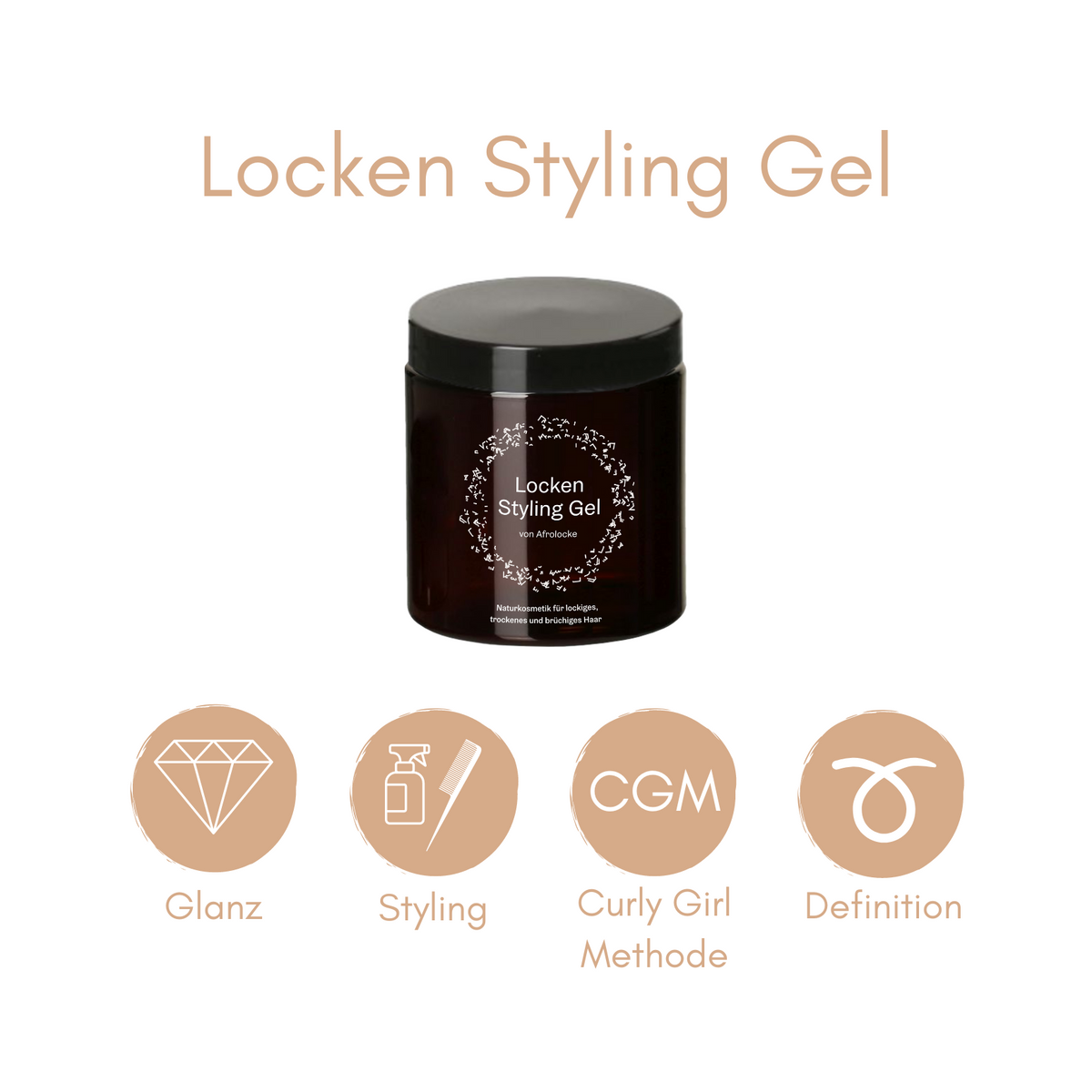 Afrolocke Lockengel gel capelli ricci tenuta flessibile