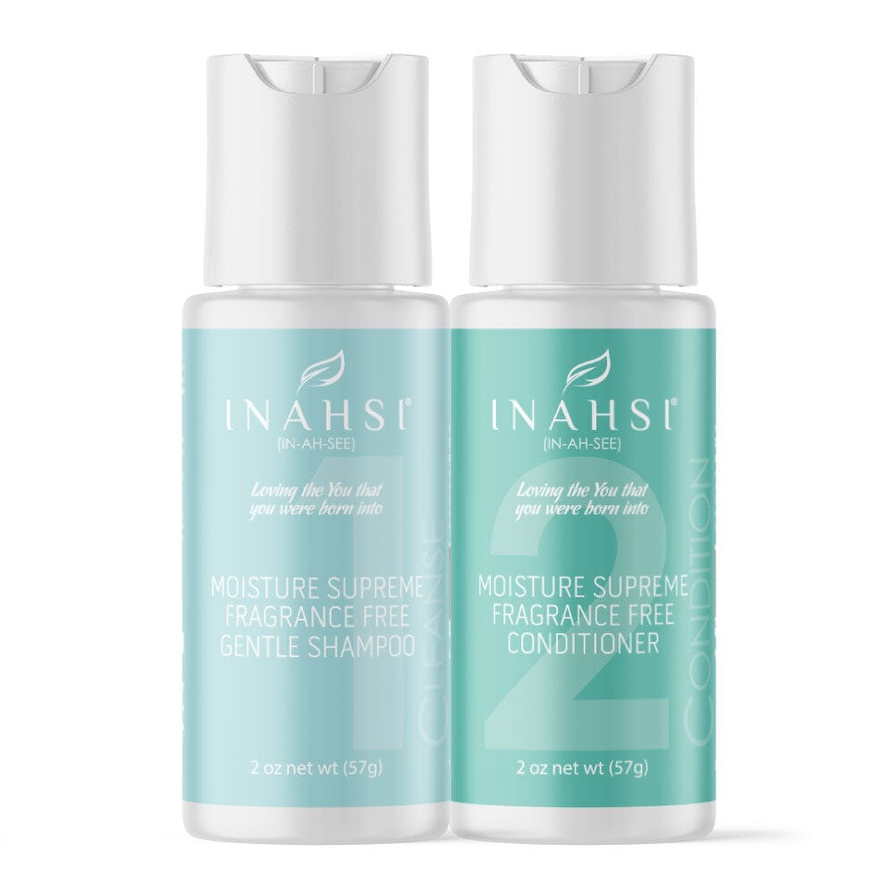 Inahsi Bundles Kit Shampoo Balsamo senza profumo idratante