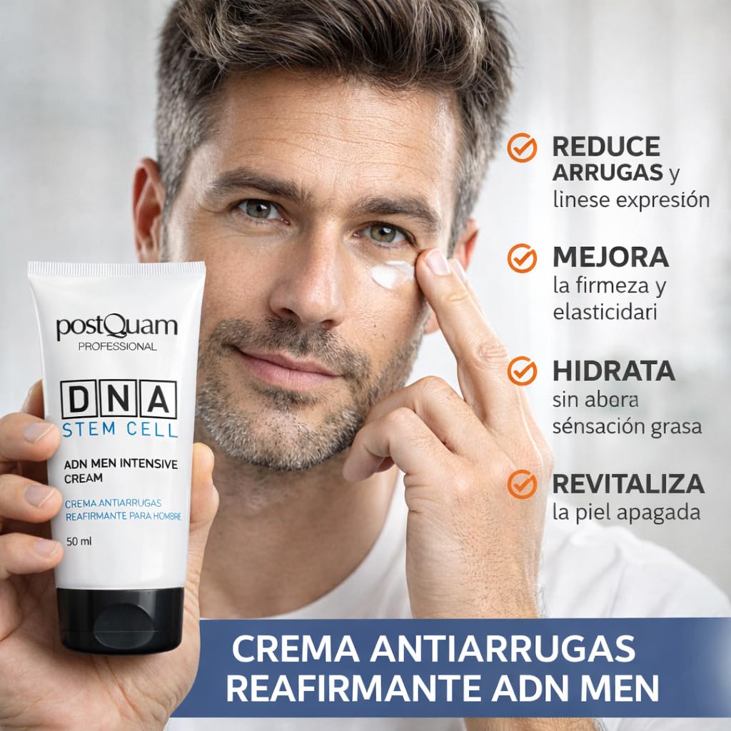 Postquam DNA Men crema viso antistress 50 ml uomo idratante