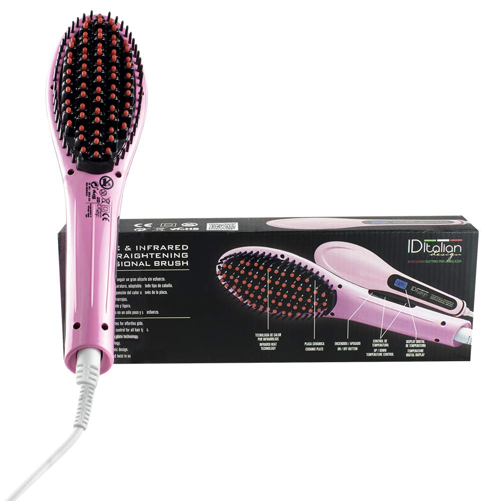 Postquam Iditalian Ceramic Infrared Brush 50W spazzola rosa