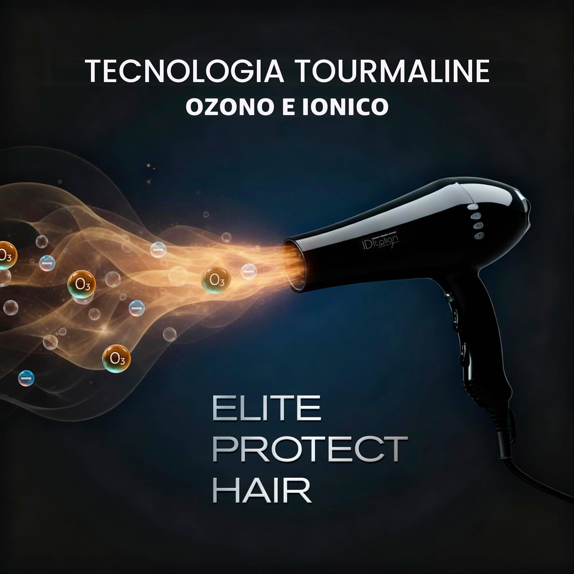 Postquam Elite Protect phon capelli ionico 2200W ozono