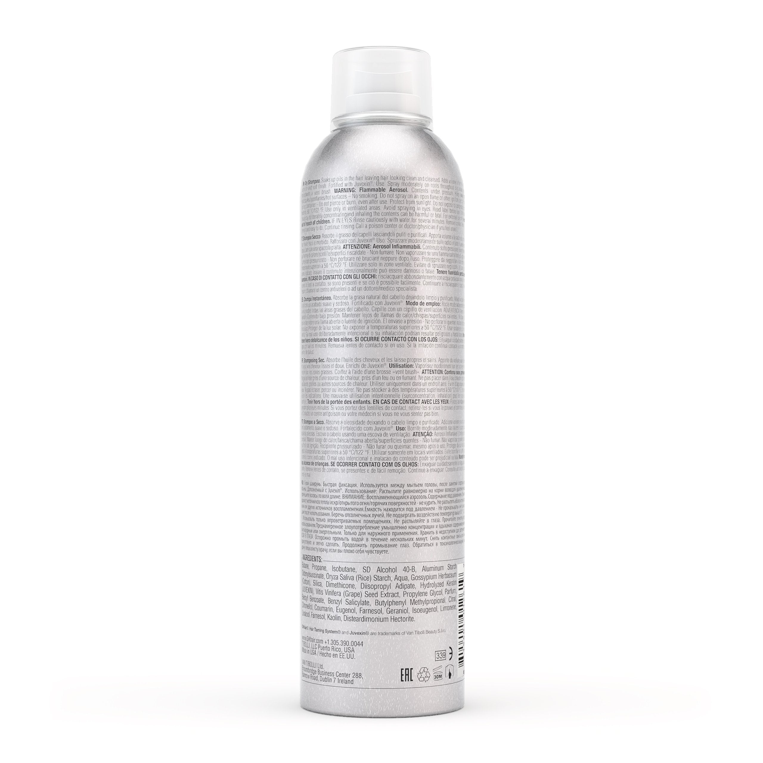 GK Hair Dry Shampoo Secco Spray 219 ml Volume