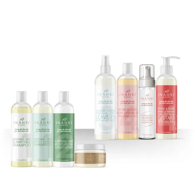 Inahsi Bundles Wavy-Curly Holiday Collection kit capelli antifrizz