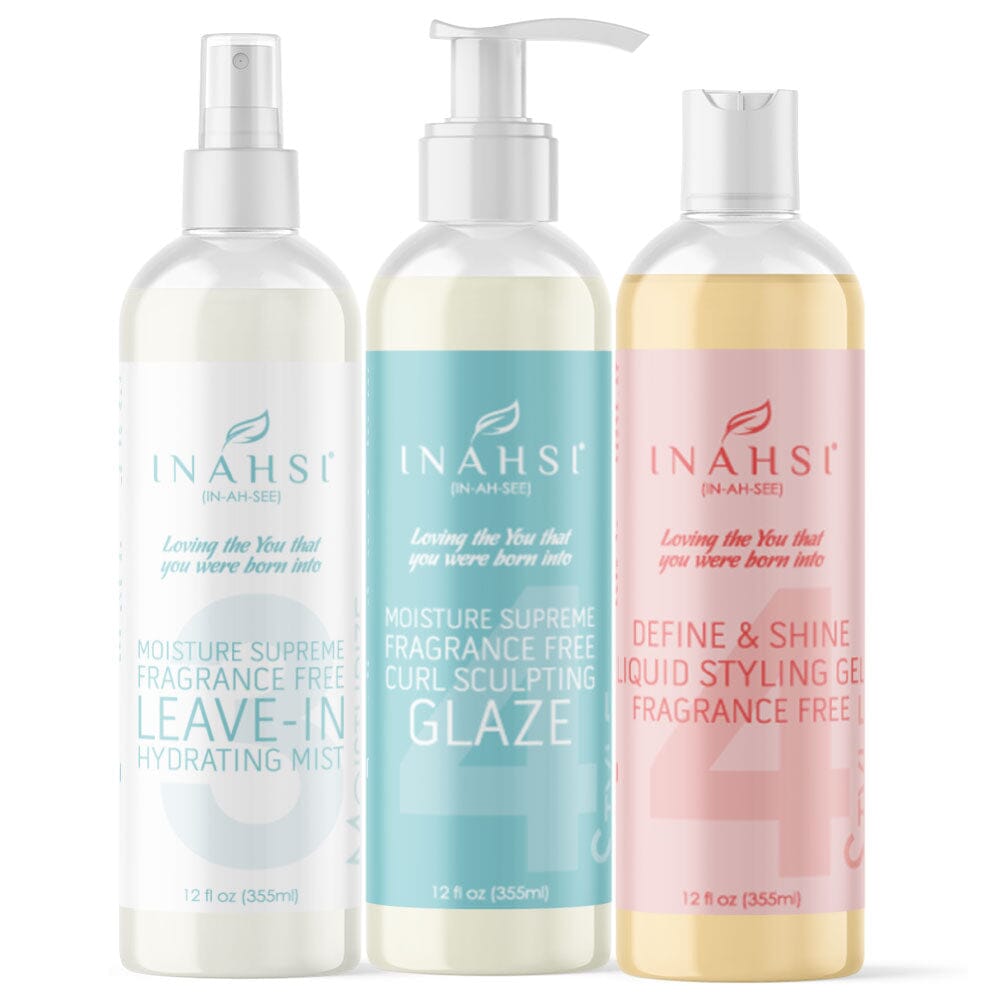 Inahsi Bundles Curls for Days Collection kit capelli 2oz ricci