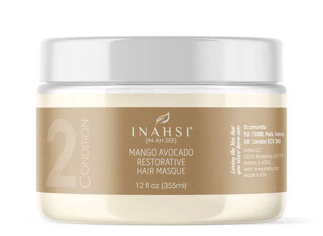 Inahsi Mango Avocado Maschera Riparatrice Capelli 2oz