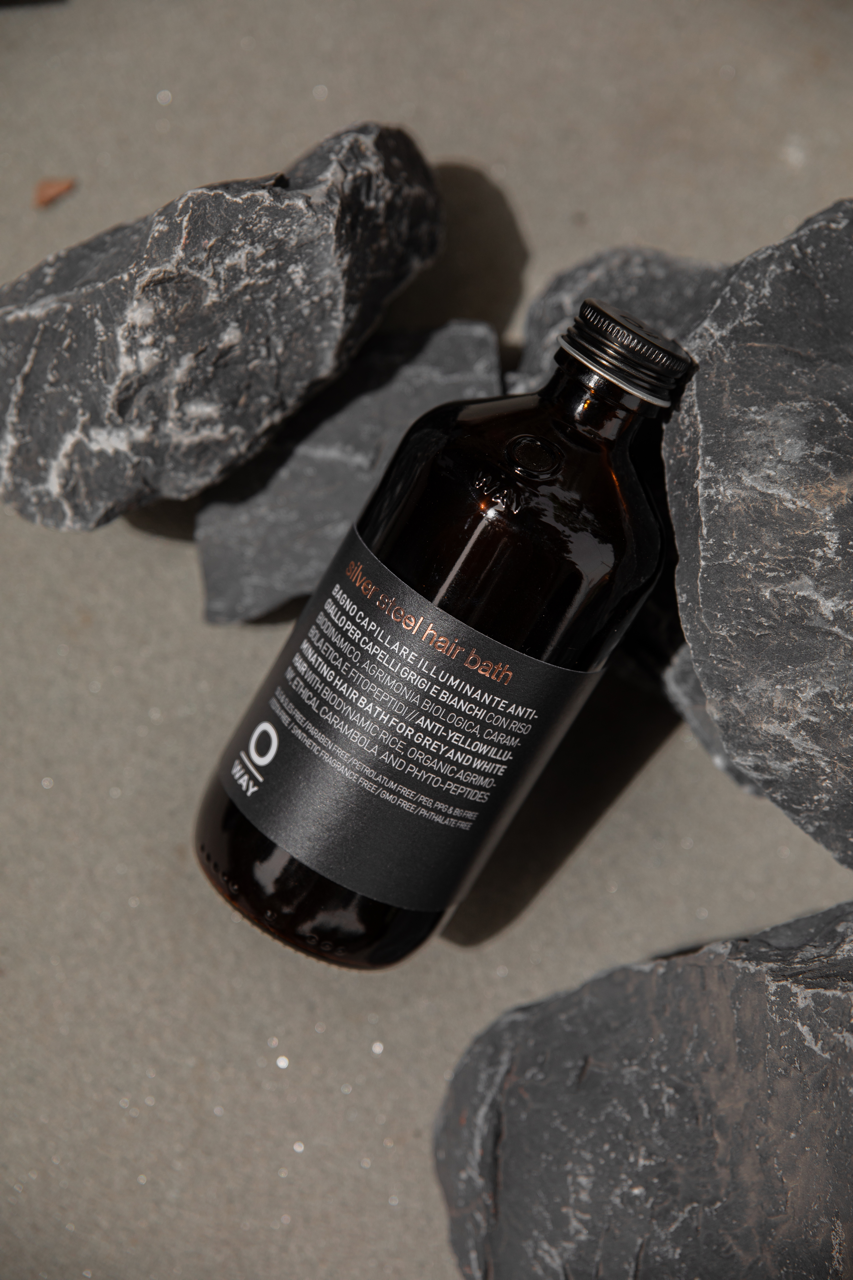 O-Way Silver Steel Hair Bath shampoo capelli grigi antigiallo