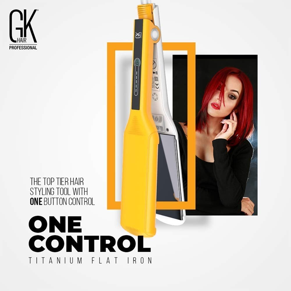 GK Hair One Control Piastra Capelli Titanio Extra Large
