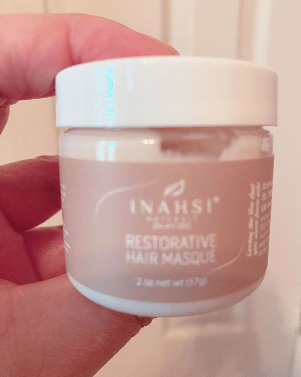 Inahsi Mango Avocado Restorative Hair Masque maschera 2oz mango