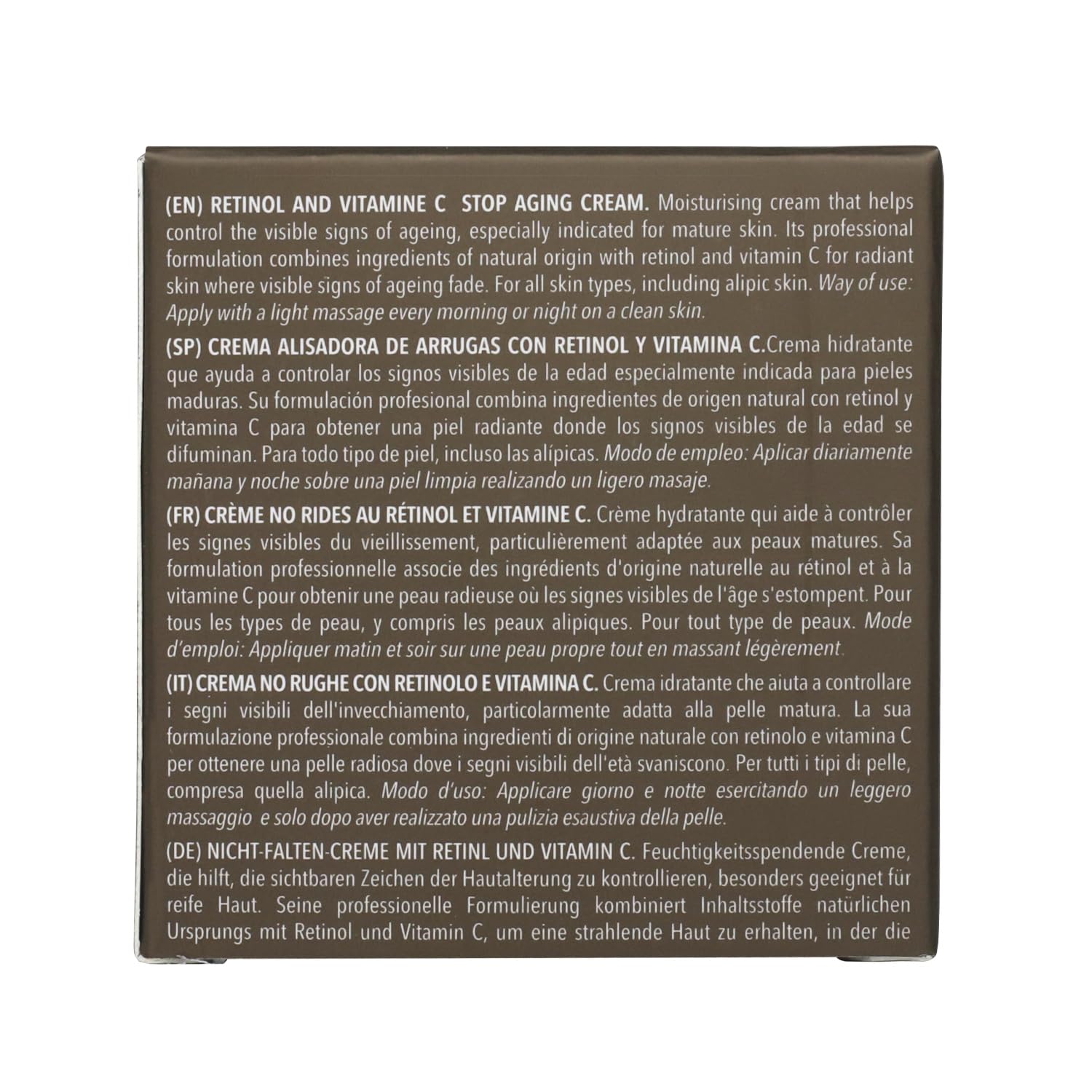 Postquam Retinol A Crema Viso Antirughe 50ml Retinolo Vitamina C