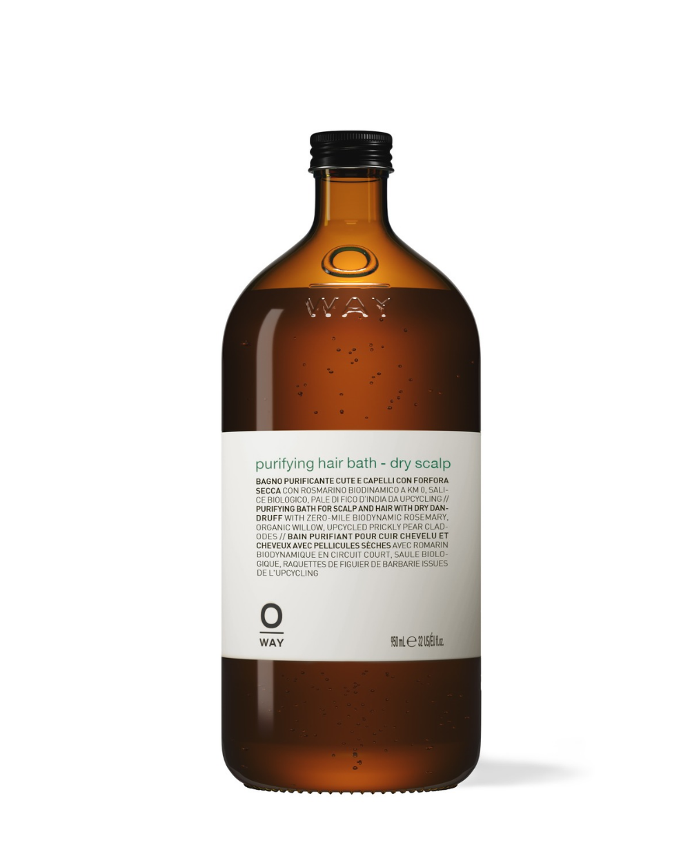 O-Way Hair Care Purifying Hair Bath shampoo forfora secca