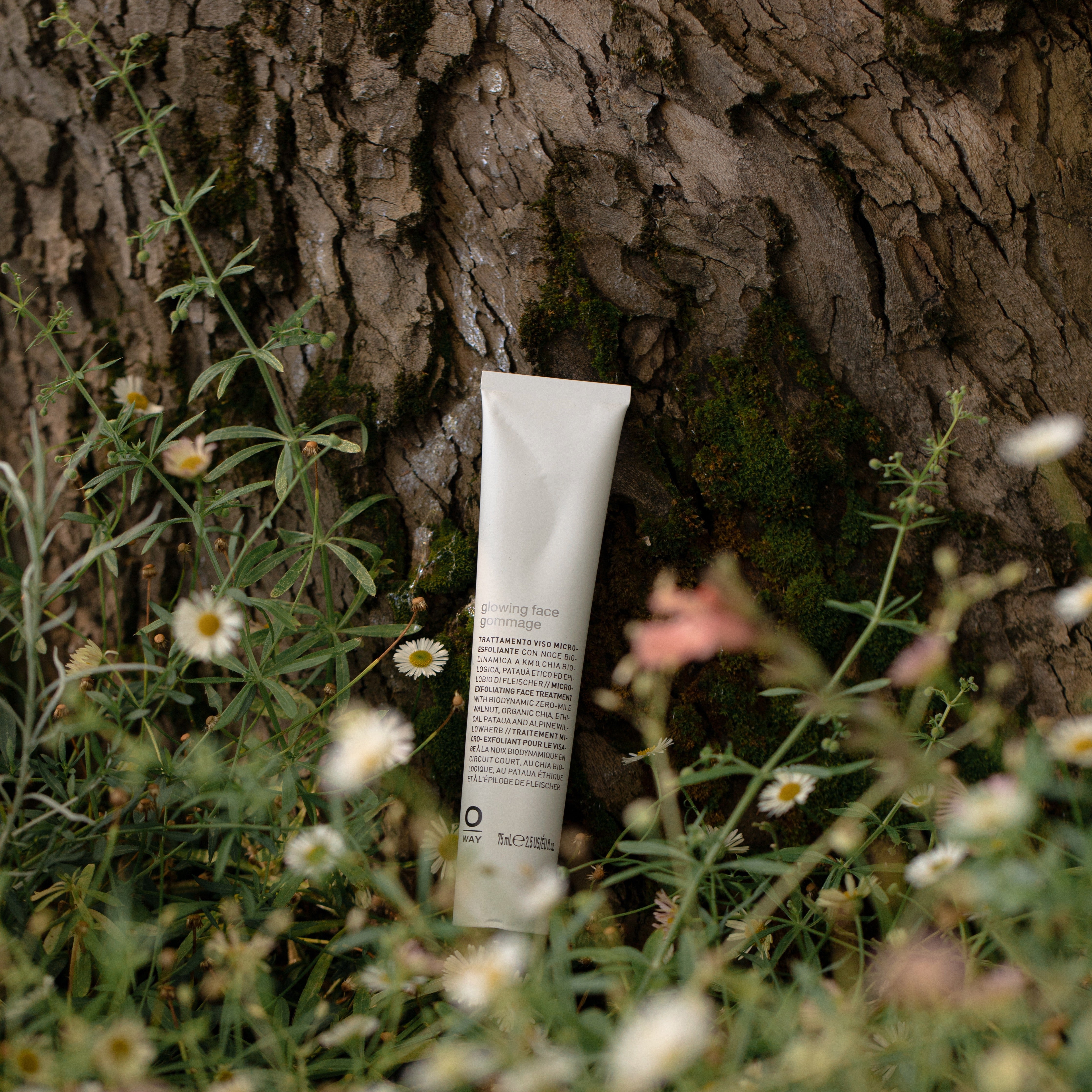 O-Way Skin Care Glowing Face Gommage viso illuminante