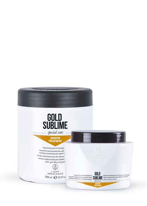 Light Irridiance Special Care Maschera Gold Sublime cheratina