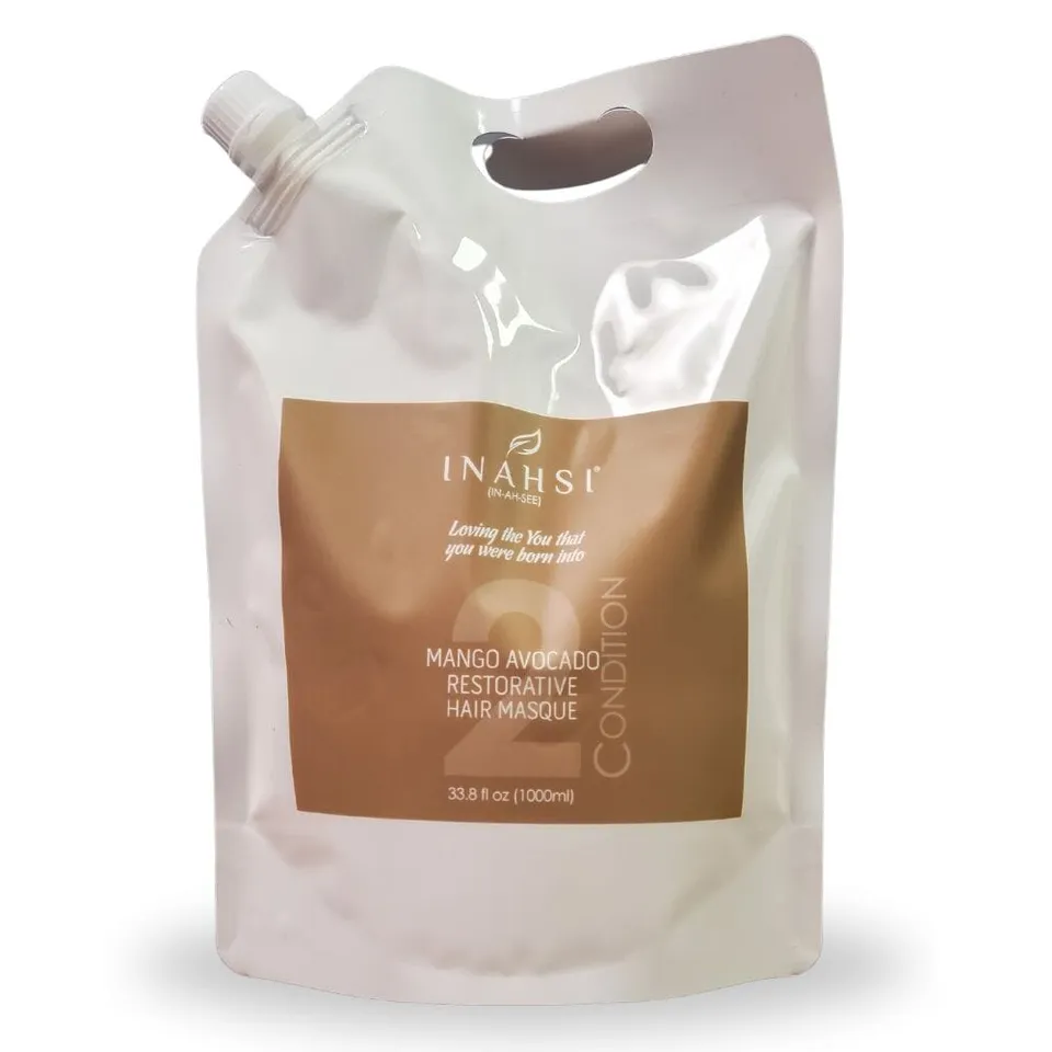 Inahsi Mango Avocado maschera capelli ristrutturante 33oz