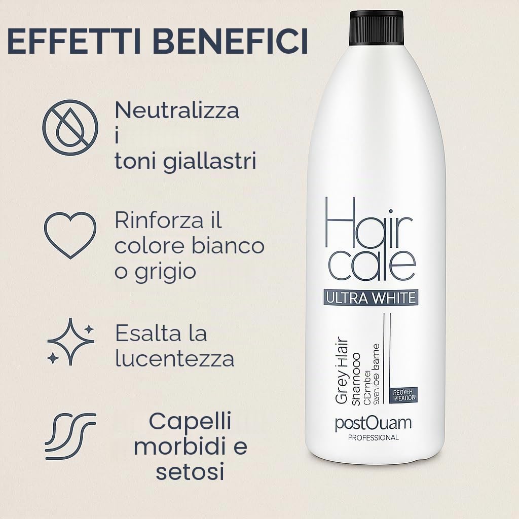 Postquam Tratamento shampoo antigiallo 1000 ml