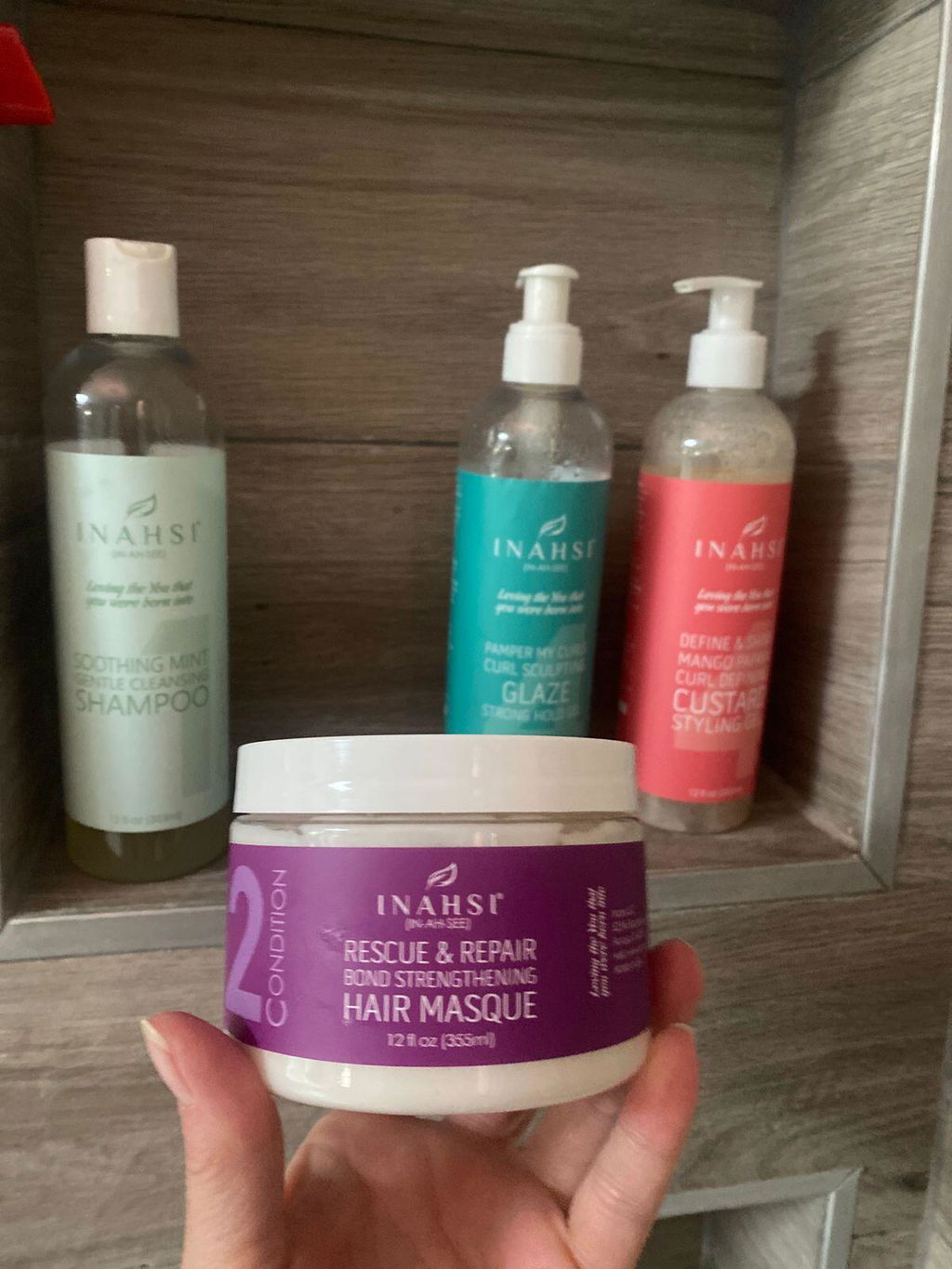 Inahsi Rescue & Repair maschera capelli 12 oz proteine