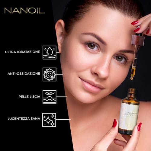 Nanoil Hyaluronic siero viso acido ialuronico 50 ml idratante