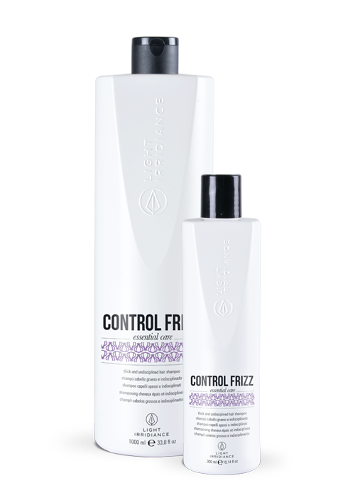 Light Irridiance Essential Care Control Frizz Shampoo aglio capelli crespi