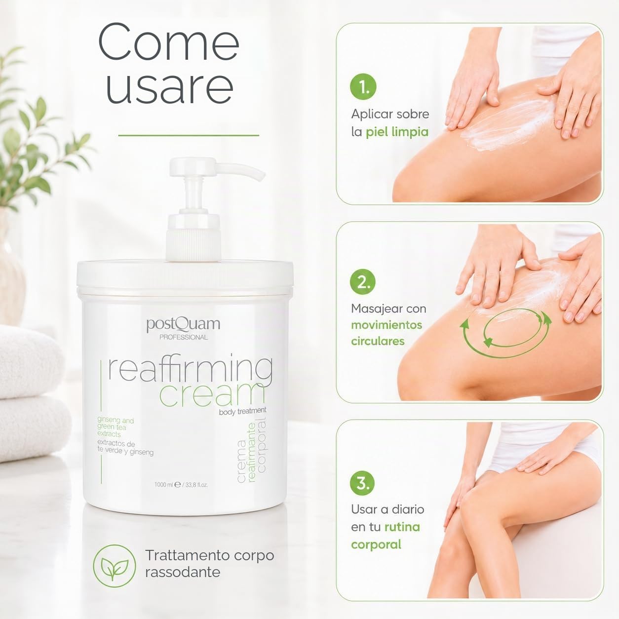 Postquam Sculpt Crema Corpo Rassodante 1000 ml Tonificante