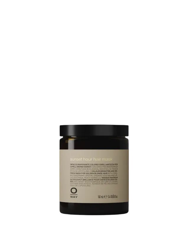 O-Way Hair Care sunset hour hair mask biondo dorato