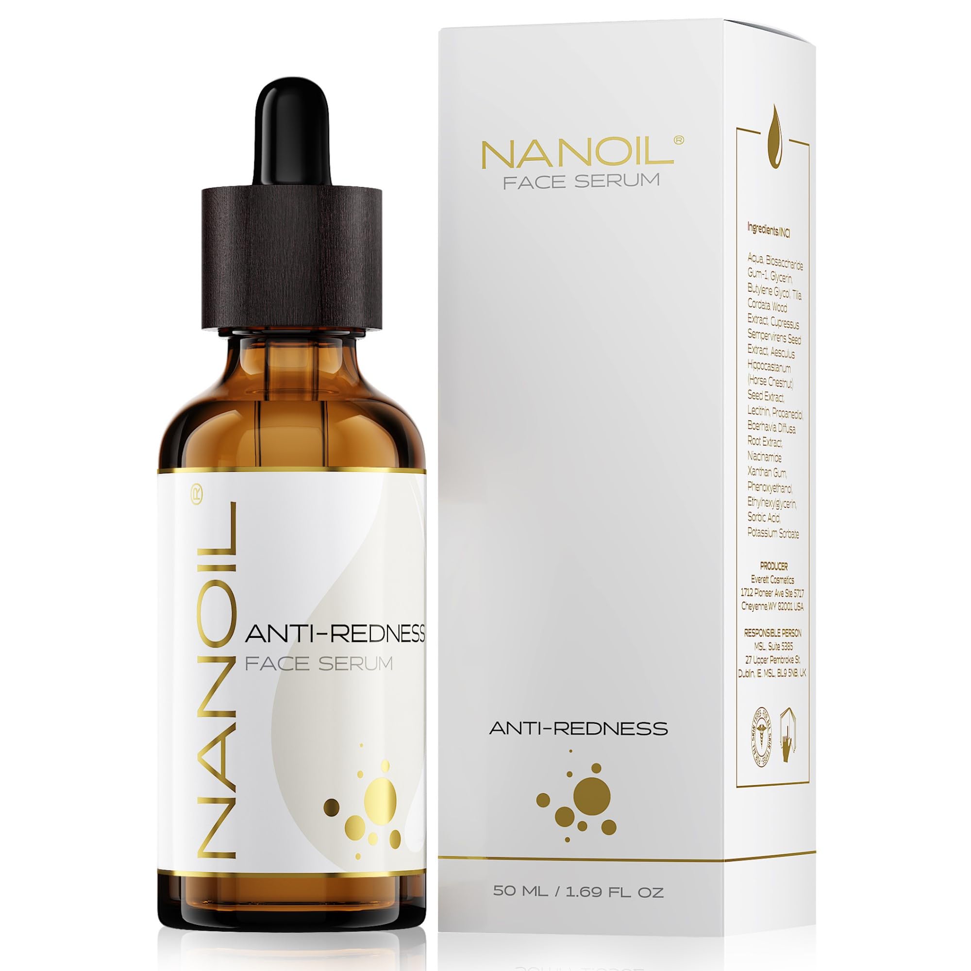 Nanoil Anti-Redness Siero Viso 50ml Pelle Sensibile