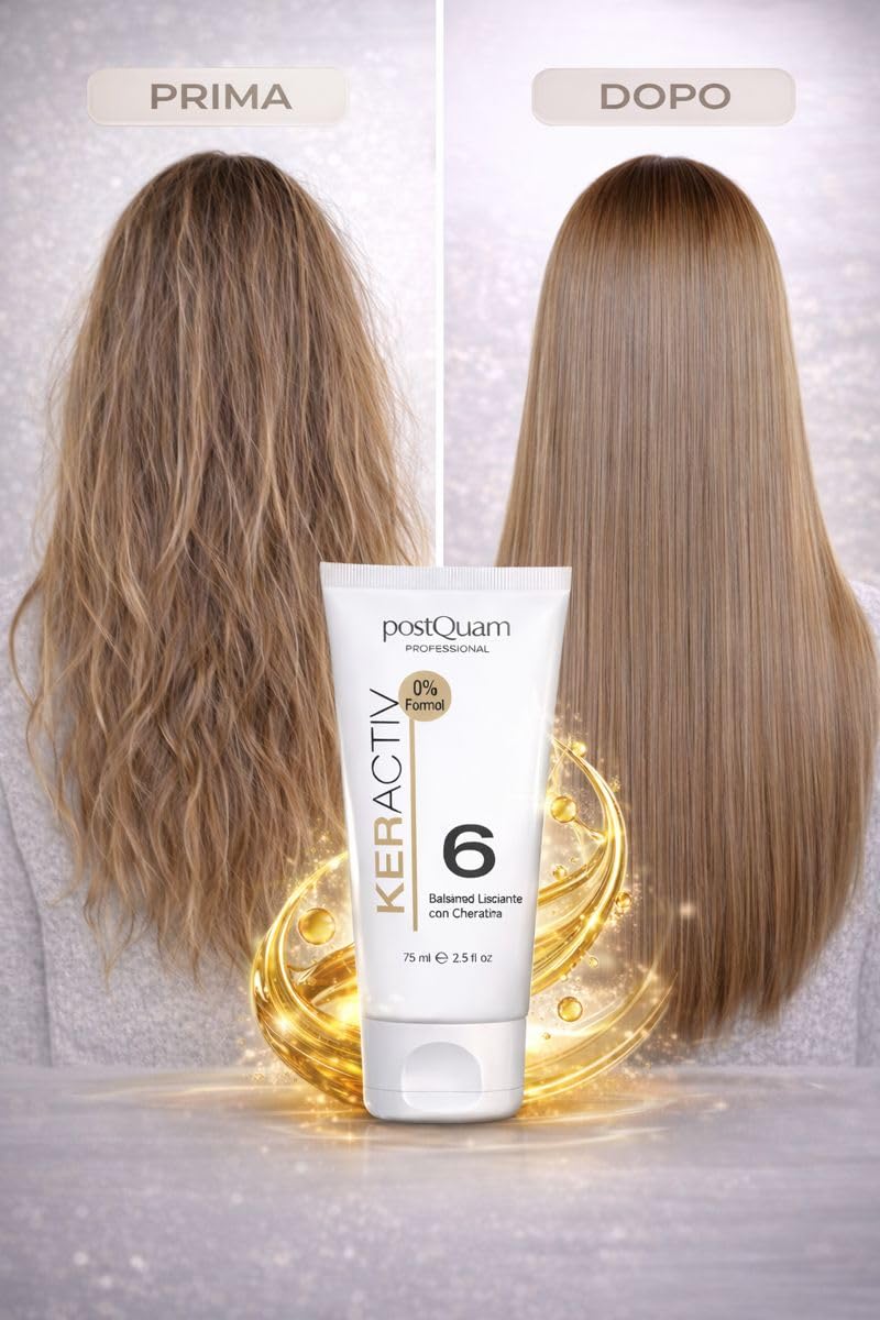 Postquam KerActiv 6 siero capelli cheratina 75 ml lisciante