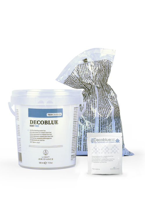 Light Irridiance Tech Division Decoblue polvere blu compatta