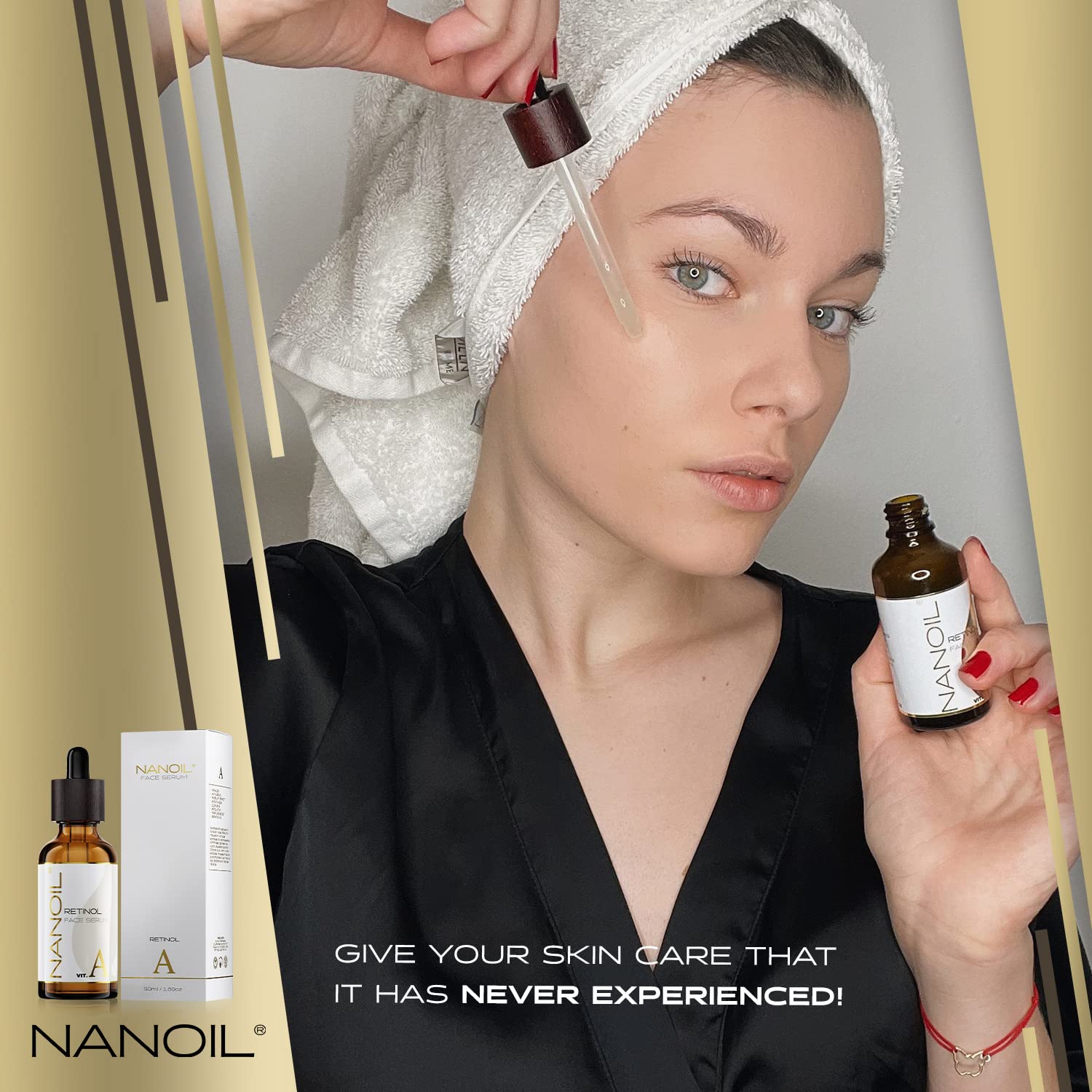 Nanoil Retinol Siero Viso 50 ml Levigante Vitamina A