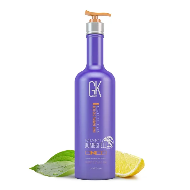 GK Hair Miami Bombshell Trattamento Lisciante Biondi 280ml