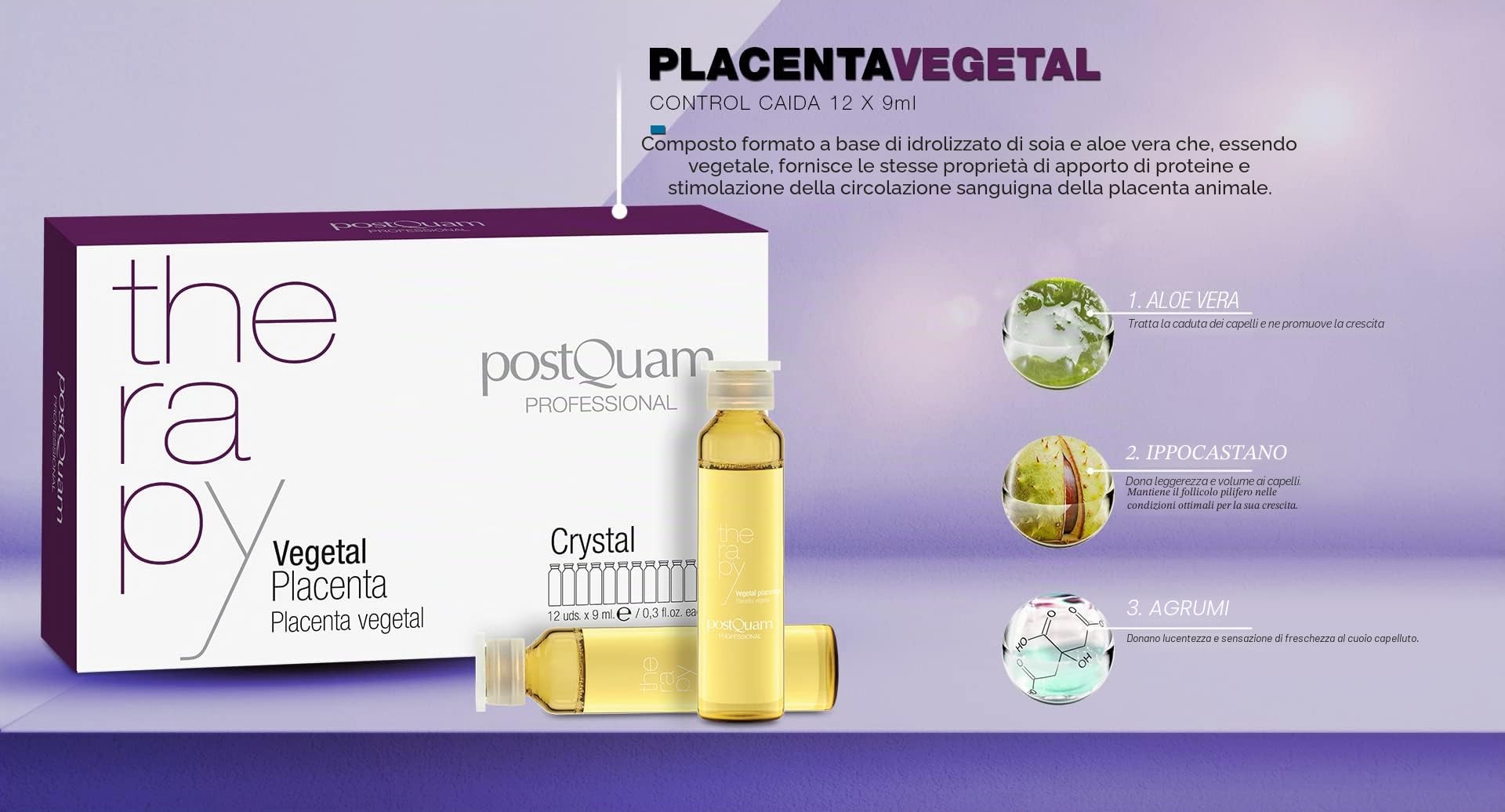 Postquam Tratamento Kit Anticaduta Fiale Placenta + Shampoo 500 ml