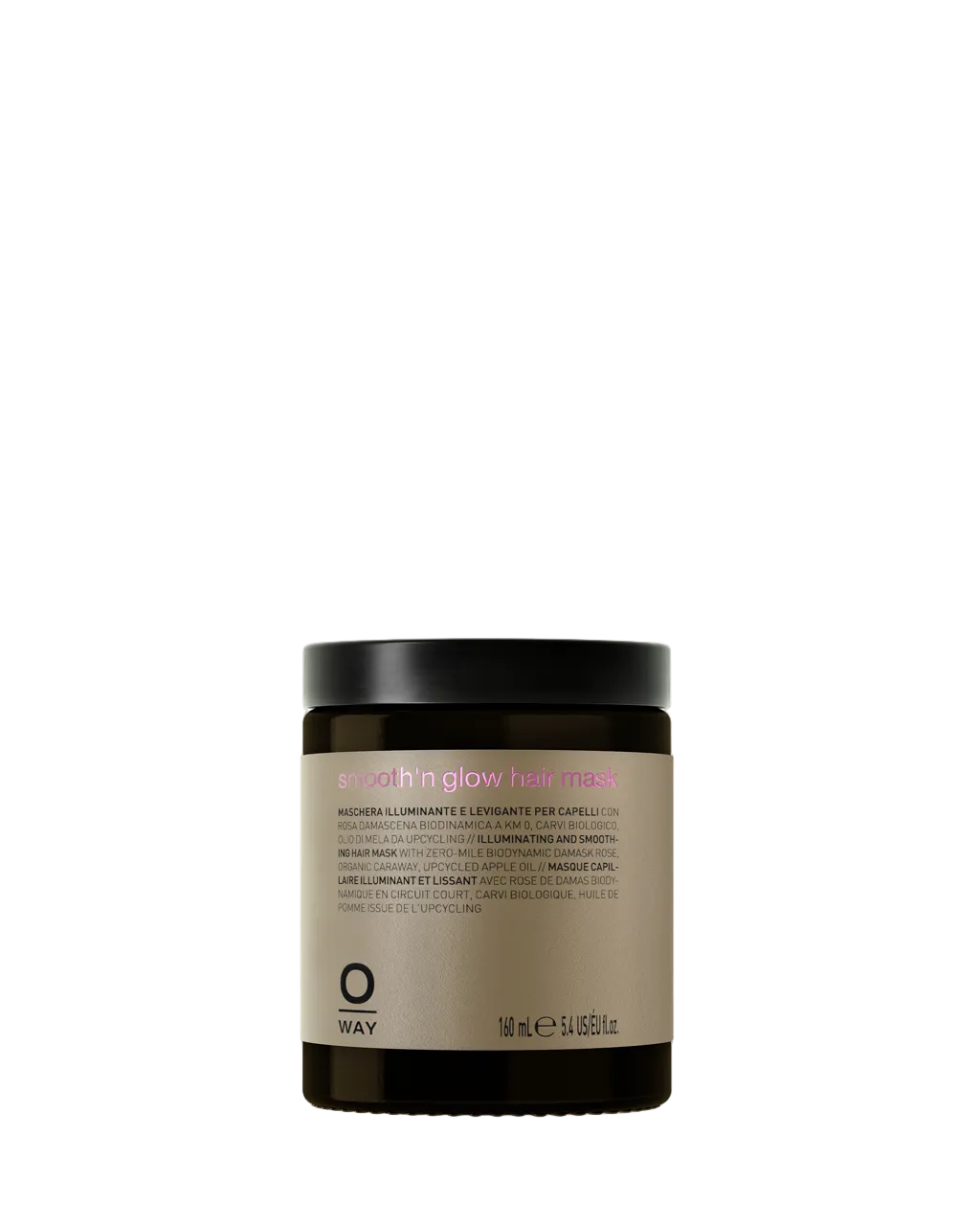 O-Way Hair Care smooth'n glow hair mask maschera illuminante