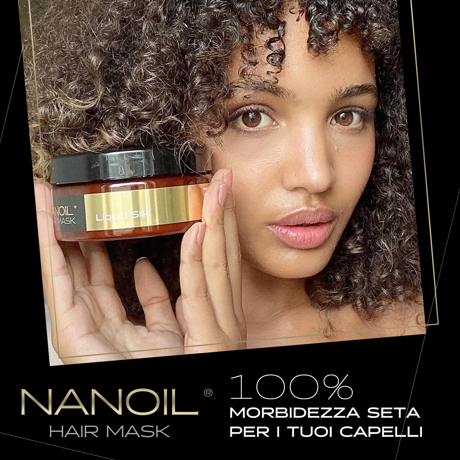 Nanoil Liquid Silk Maschera Capelli 300ml Seta Liquida