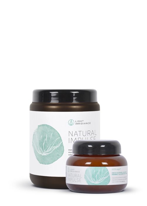 Light Irridiance Natural Impulse Maschera Aloe Vera capelli tinti