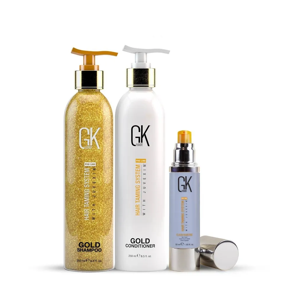 GK Hair Shine Your Hair Kit Shampoo Balsamo Cashmere Lucentezza