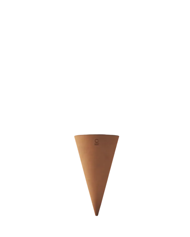 O-Way Artigiano Home Cono in Terracotta per Irrigazione Piante