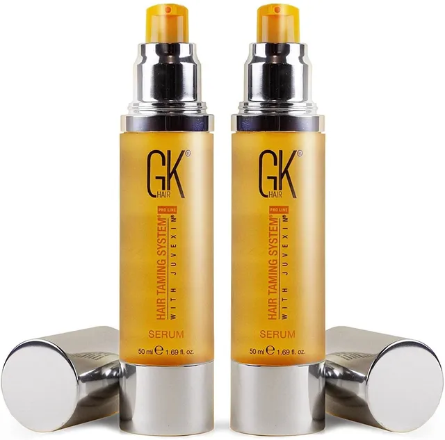 GK Hair Anti Frizz Shine Siero Capelli 2 Pezzi Argan