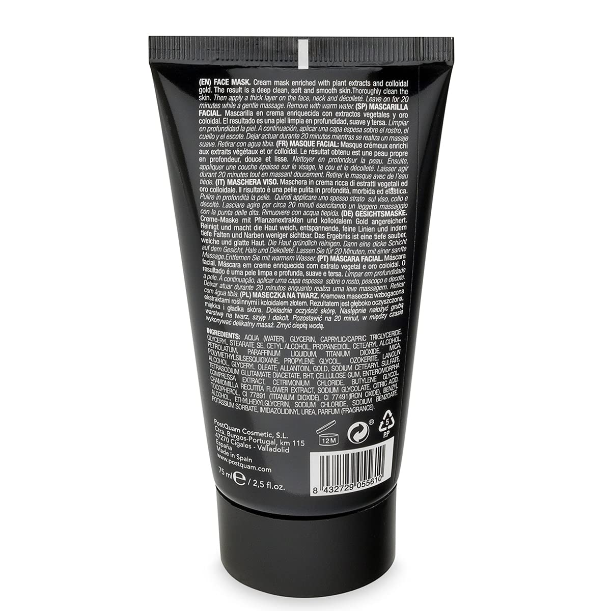 Postquam Faciale Facemask maschera viso 75 ml oro idratante