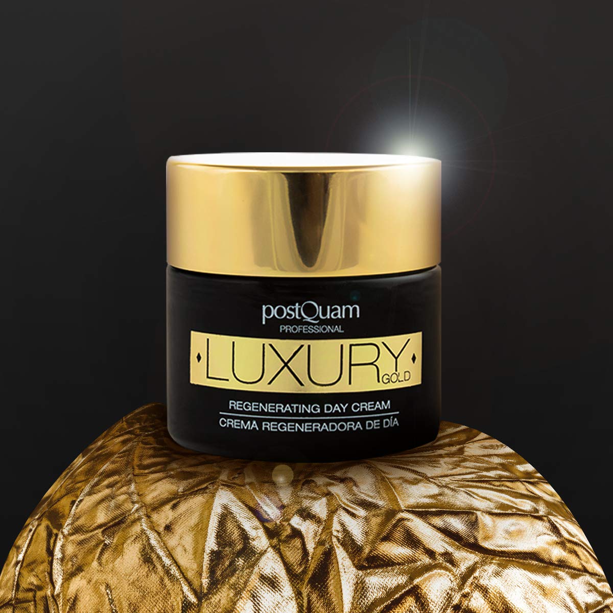 Postquam Luxury Gold kit viso antirughe 3 pezzi acido ialuronico