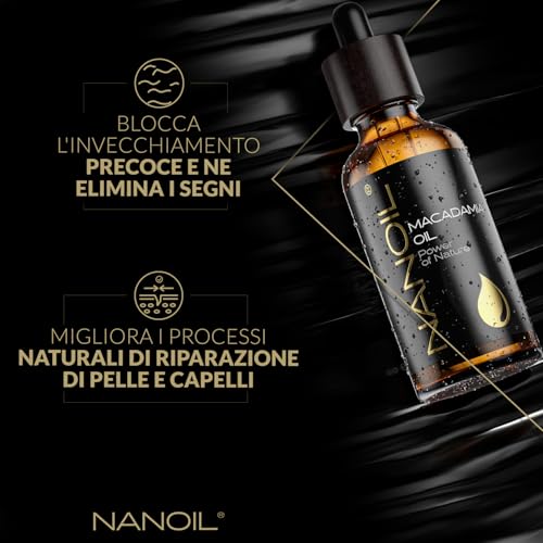 Nanoil Olii Macadamia Oil olio viso corpo capelli 50 ml bio