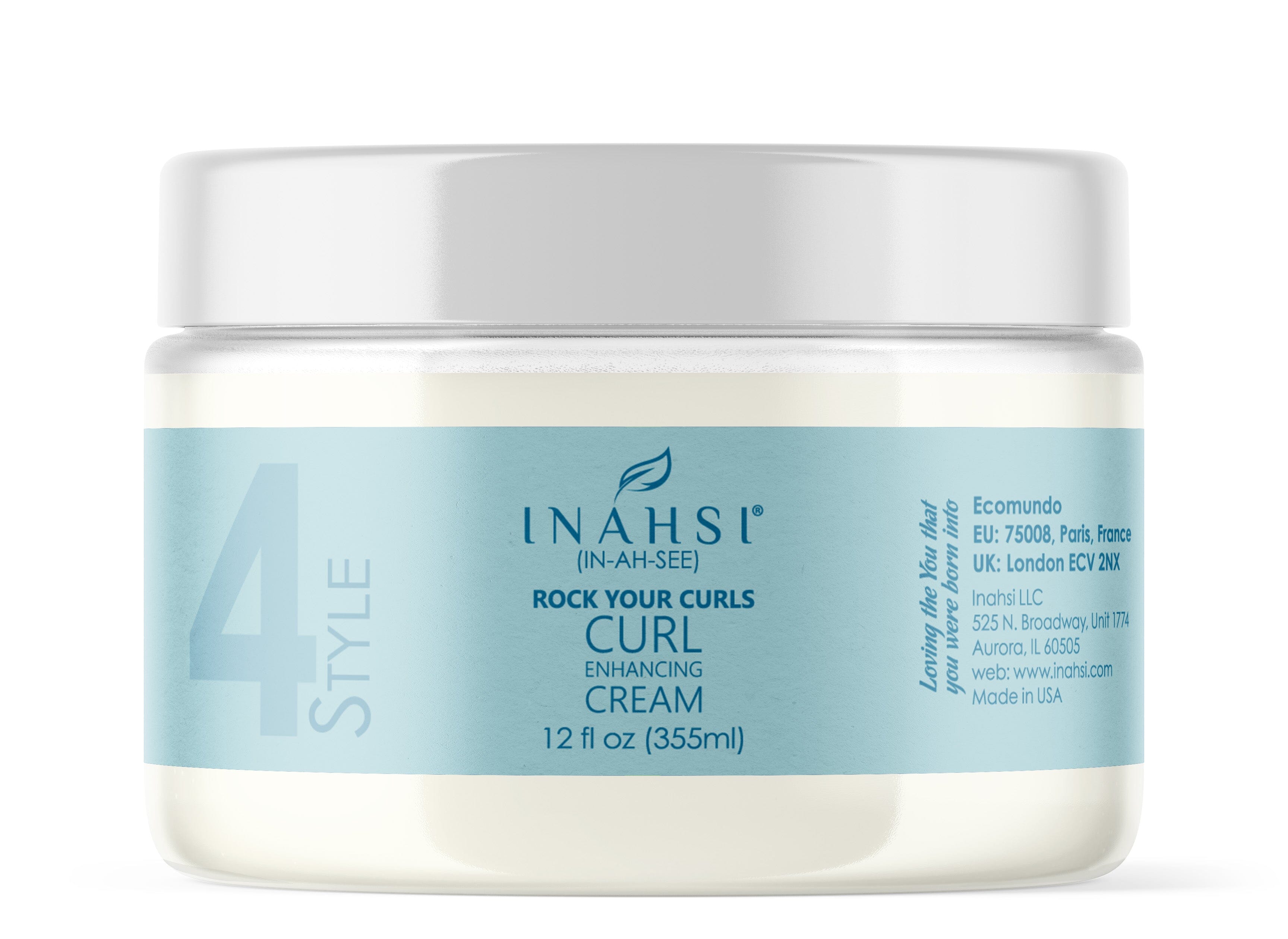 Inahsi Rock Your Curls Crema Ricci Mango 12oz Definizione