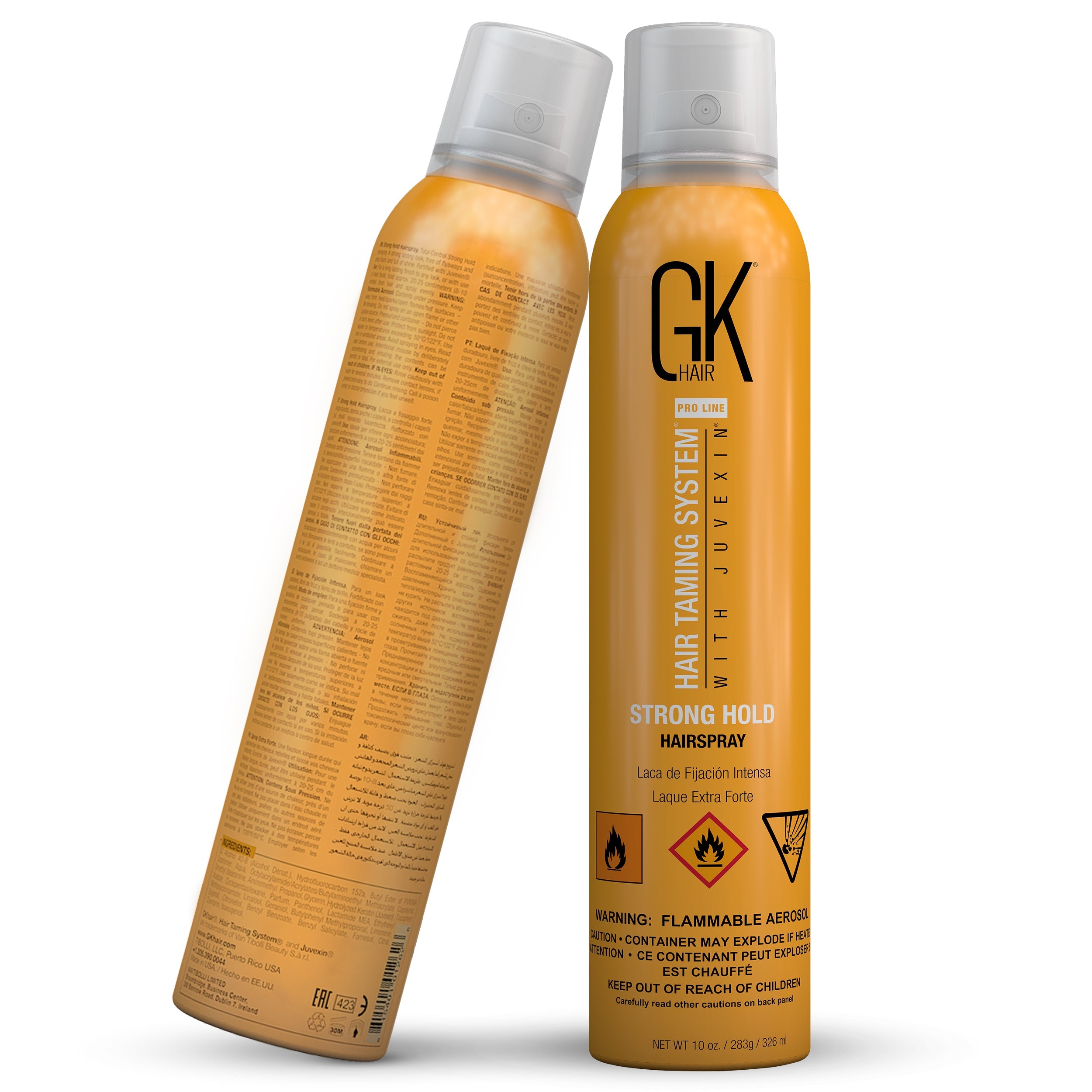 GK Hair Strong Hold Hairspray lacca 320 ml tenuta forte