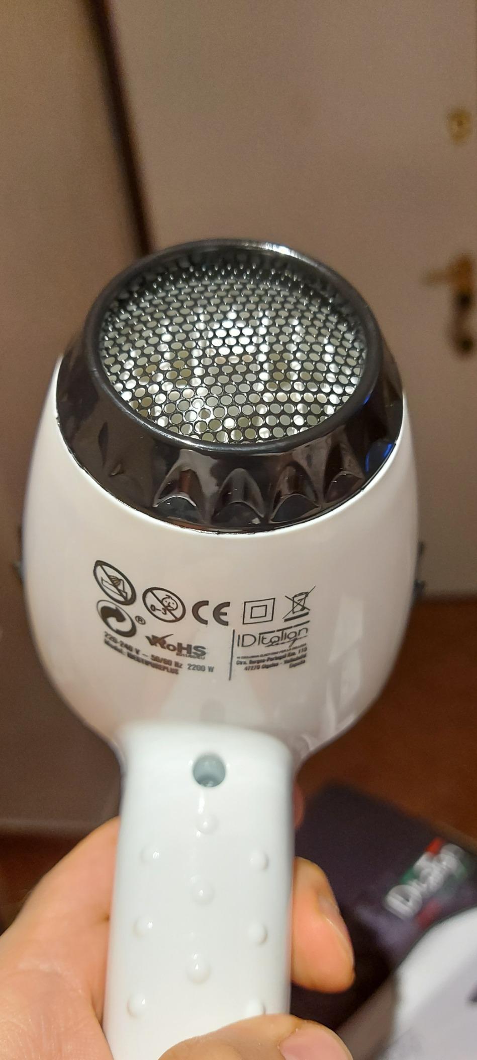 ID Italian Design phon professionale 2200W bianco aria fredda