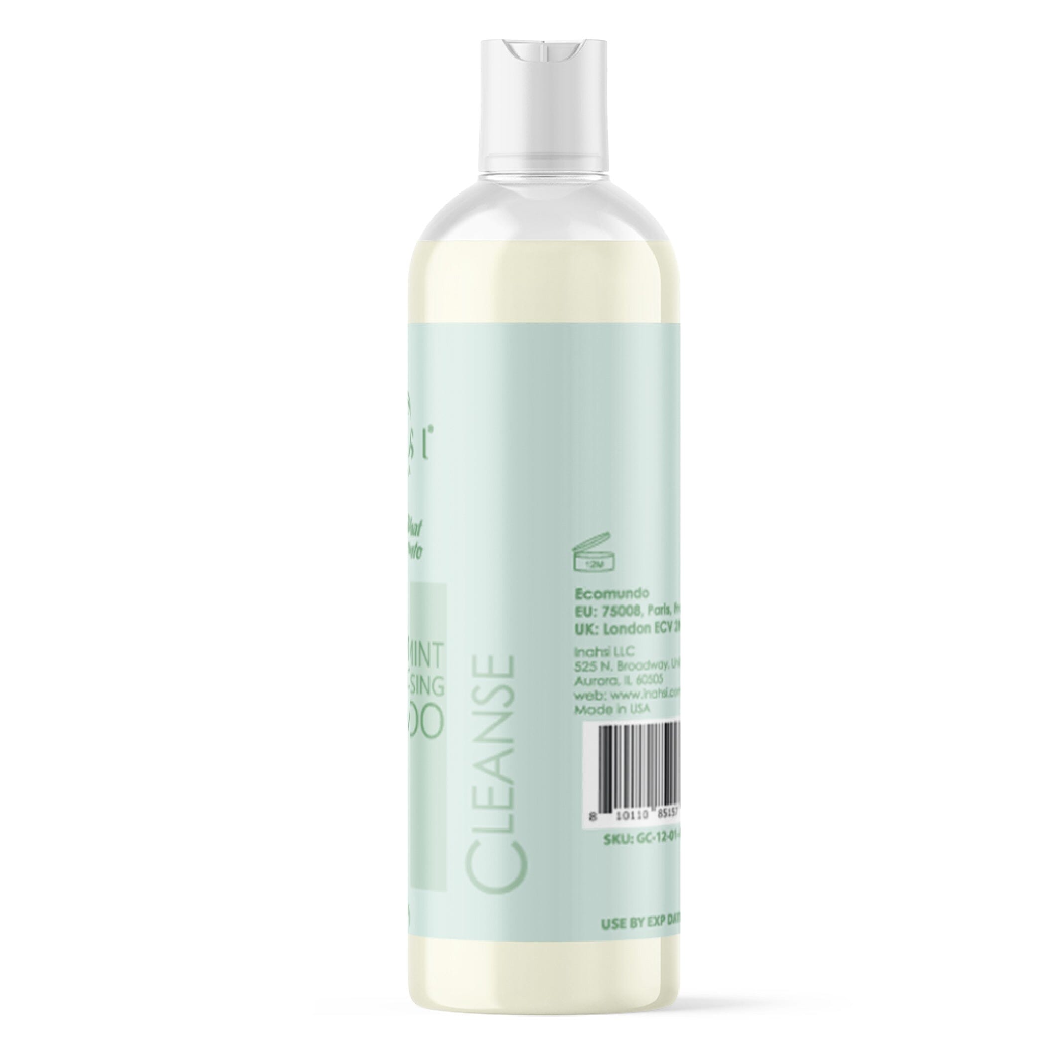Inahsi Soothing Mint Shampoo Delicato Menta 12oz Idratazione